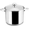 VIER Pentola inox 22 cm diametro, induzione