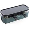 GreenPan Silhouette Connect Gourmet - Padella in ceramica antiaderente | 31 x 10 cm, con piastra Teppanyaki e 2 padelle, collegabile fino a 6 dispositivi