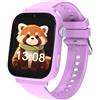 PTHTECHUS Orologio Smartwatch per Bambini GPS 4G, Smartwatch Bambino Bambina Orchid | Videochiamata Chat Vocale Camera Modalità Classe, Regalo per Ragazza e Ragazzo 4-12 Anni