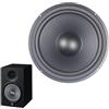 Generico Radiatore passivo - Subwoofer passivo in metallo da 3-12 pollici | Rinforzo dei bassi 'alloggiamento 'altoparlante | Unità fittizia passiva per driver woofer