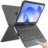 aMZCaSE per iPad 10° 2022/A16 11° Generazione 2025 (10,9/11 Pollici) Custodia con Tastiera,Touch per Custodia 10/11° Generazione - Ruotabile a 360° e Porta Matita, Layout IT(Nero)