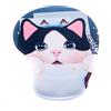 TUKA-i-AKUT TUKA Mouse pad con comodo supporto in gel per polso, con imbottitura in gel di polso, Tappetino per mouse con poggia polsi imbottito, gatto di grande faccia, TKC5100 bulkcat