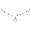 Holyart Collana Sacro Cuore Amen argento 925 cristalli cangianti