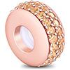 GNOCE 925 Sterling Silver Rubber Stopper Show My Style Ladies Clasp Spacer Charms Bead per Bracciali
