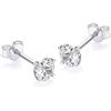 Carissima Gold Orecchini a Lobo da Donna in Oro 9K (375) con Zirconia Cubica