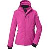 killtec Donna Giacca da sci con cappuccio KSW 228 WMN SKI JCKT | Giacca da donna per sport invernali | Impermeabile 10.000 mm, cuciture saldate | Traspirante | Teflon EcoElite™ | Paraneve