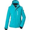 killtec Donna Giacca da sci con cappuccio KSW 228 WMN SKI JCKT | Giacca da donna per sport invernali | Impermeabile 10.000 mm, cuciture saldate | Traspirante | Teflon EcoElite™ | Paraneve