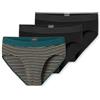 Schiesser Schiesser Herren 3 Pack Slips Bio Baumwolle Multipack - 95/5 Organic Mutande da Uomo Uomo (Pacco da 3)