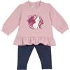 Chicco Bimba 0-24 Completo Tuta con Felpa e Leggings, in Morbido Tessuto Non Felpato 263