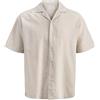 JACK & JONES Jjebreeze Linen Blend Resort Shirt Pls Jjebreeze Linen Blend Resort Shirt Pls Uomo (Pacco da 1)