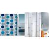 Spirella Set da 2 Tende doccia Poliestere Blu e Argento | trattamento antimuffa, lavabile in lavatrice, blu / argento