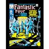 Pyramid International Fantastic Four (Power & Pride) - Stampa da collezione incorniciata, 30 x 40 cm, taglia unica