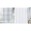 Spirella Set da 2 Tende Doccia Bianco | trattamento antimuffa, lavabile in lavatrice, colore bianco