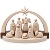 DRW Mistero Moderno di Design con portale, Beige, 9 Pezzi, 3 x 3 x 10,5 cm