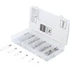 BGS Do it yourself BGS Diy 88196 - Assortimento di spille da balia, 22-55 mm, 6 misure, 250 pezzi