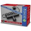Konstsmide 4903-000 - Distributore di sistema a LED, 1 ingresso/4 uscite, trasformatore elettronico esterno da 31 V (IP67), cavo nero