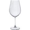 DRW Set di 6 calici da vino bianco in cristallo di Boemia, 690 ml, 9 x 9 x 24 cm, trasparente, 24 x 9 x 9 cm