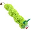SHINEOFI Catnip Toy, Peluche Bruco per Gatti, Cuscino in Peluche Gatta, Forma Bruco, Verde Chiaro, per Mordere e Graffiare, per Gatti