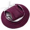 YZOTEK Berretto da Principessa per Cani - Piccoli Cappello di Protezione Sole per Sport All'aria Aperta di Animali Domestici, Visiera Estiva per Cani con Fori per le Orecchie e Cinghia Regolabile