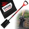 STREND PRO Premium RedShark vanga a lama dritta | manico in fibra di vetro | Impugnatura a D | 1150 mm | Acciaio al carbonio
