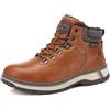 ARRIGO BELLO Scarpe Uomo Invernali Scarponcini Stivali Neve Boots 41-46 | Fodera di Pelliccia Calda e Rete Traspirante,Lacci,Leggero,Antiskid,Casual,Trekking,Escursionismo,Montagna,Invernale Stivalet