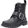 Geox J Eclair, stivaletti da ragazza, Nero, 27 EU