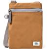 Roka London Roka Chelsea - Piccola borsa a tracolla per telefono da donna e uomo, con tasche multiple, cerniera spessa, tracolla regolabile per telefoni cellulari, portafogli, carte