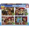 Educa - Multi 4 Toy Story 5 | Set di 4 puzzle progressivi per bambini da 20 a 80 pezzi | A partire dai 3, 4 e 5 anni (20468)
