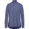 BARBA Napoli - Camicia fantasia - Blu navy