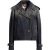 BURBERRY - Giubbotto jeans - Blu