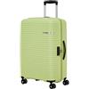 American Tourister Trolley Liftoff, Lime soleggiata, m, Trolley rigido con ruote doppie a 360°