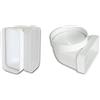 La Ventilazione CCV157B Curva Verticale in ABS per Tubo Rettangolare, 150x70 mm & CGV157B Curva Verticale in ABS per Aerazione Canalizzata, 125 mm - 150x70 mm