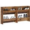vidaXL Mobile per scarpe 2 pz 60 x 18 x 60 cm Legno ingegnerizzato