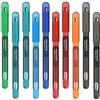 Newell Brands Papermate InkJoy - 10 penne a inchiostro gel con cappuccio, punta media da 0,7 mm, in 7 colori, sfuse in confezione semplice