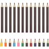 PATIKIL 12 Pezzi Matite Colorate Viola Scuro Matite Da Disegno Carine | Con Minima A Base Di Olio, Forniture Per Scrapbook, Per Libri Da Colorare Per Adulti Artisti Principianti