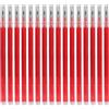 SEASJHBAY 16 mine di ricambio rosse da 0,7 mm compatibili con penna Pilot Frixion - Frixion di ricambio rosso con 400 m di lunghezza, cancellabili Friction penne di ricambio per scuola, ufficio e scrittura