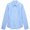 Marks & Spencer Camicia a Righe in Puro Cotone con Dettagli Bottoni