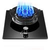 CHALKE Fornello A Gas da 33 Cm, Piano Cottura da Cucina Fornello A Gas da 5,2 KW, Piano Cottura in Vetro Temperato Nero, con Protezione Antifiamma, Adatto for La Cucina di Casa (Color : A, Size : NG)