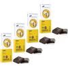 ANTICO CAFFE' NOVECENTO Ciokarrua | Cioccolato Modica IGP Aroma Rum Senza Glutine | Grezzo Artigianale Modica | Tavoletta Senza Lattosio | Cioccolata Tavolette - (4 x 100 Gr)