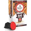 Baciato Caffè Cialde Compatibili con Nescafé Dolce Gusto Linea Dolce Gusto Ginseng Dolce Bevanda Solubile - Confezione da 64 Capsule