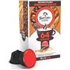 Eurocali 64 Capsule Ginseng Dolce Compatibile con Nescafé Dolcegusto per Baciato Caffè Bevanda Solubile adatto a Dolce Gusto