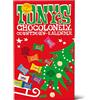 TONY'S CHOCOLONELY - Calendario conto alla rovescia con 10 varietà Tiny Tony's - Calendario dell'Avvento con 24 porticine e 10 varietà popolari. Cioccolato Fairtrade senza olio di palma, prodotto in