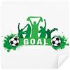 DIYthinker Win calcio di calcio Sport Occhiali panno di pulizia dello schermo del telefono Cleaner tessuto della pelle scamosciata 2 pezzi