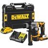 DEWALT DEWDCH172D2 DCH172D2 - Martello perforatore ultra compatto XR SDS Plus, 18 V, 2 x 2,0 Ah, Li-ion, 18 V, nero/giallo