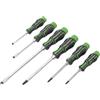 Sealey Set di cacciaviti Hammer-Thru Hi-Vis verde, 6pc AK4940HV