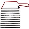 JD Brands JDBrands Junior Hack Saw - 150 mm/6 - Taglio fai da te o strumento professionale - Protezione dita - verniciato a polvere rossa - Lama da 32 tpi inclusa (seghetto con 10 lame aggiuntive)