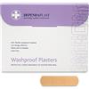Reliance Medical Dependaplast, cerotti resistenti all'acqua, 6 cm x 2 cm, pellicola di plastica flessibile in poliuretano, adesivo sicuro, traspirante, impermeabile, confezione da 100