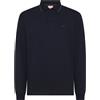 SUN68 POLO SMALL STRIPES ON COLLAR L/S