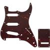 Musiclily Pro 11 Fori ST Battipenna e Piastra Tremolo Set Tartarugato | per Chitarra Elettrica Squier Sonic Strat SSS