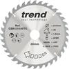 Trend Lama sega circolare cordless 210mm, 30mm, 36T TCT 1,8mm +20° | Tagli puliti su legno con seghe cordless: 36 denti TCT, spessore 1,8mm e gancio +20° (CSB/21036TC)